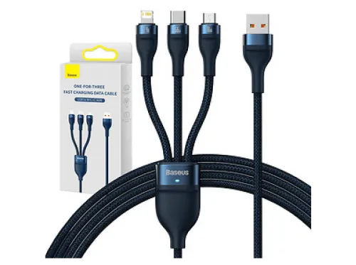 Cable USB | BASEUS SUP0003353, USB 3.0, USB-A, USB-C, Azul