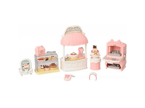 Muñeca | EPOCH GAMES Sylvanian Families Pack Tienda de Pasteles, 130 mm, 3 año(s), Plastico
