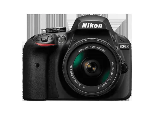 Cámara digital | NIKON D3400, 24,2 megapixel, Full HD 1080p, Negro