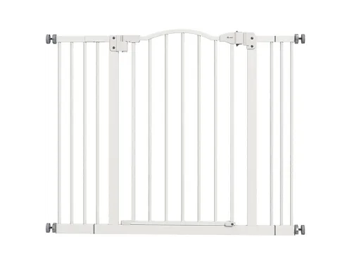 Barrera de seguridad | PAWHUT D06-094V07WT, para Perro, Blanco