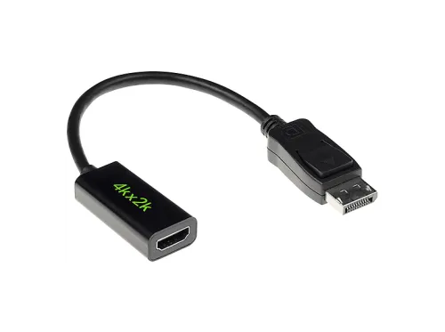 Adaptador de cable de vídeo | ACT AK3994, Negro