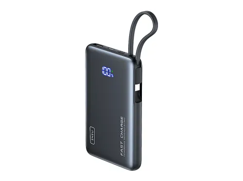 Powerbank | INIU INIUPB10ACPOCKETBK, 10000 mAh, Negro