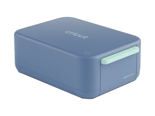 Máquinas para pegatinas | Cricut StickerPix Print + Cut™ Essential Bundle, Bluetooth y USB, Azul