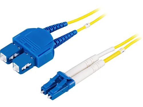 Cable de fibra óptica | DELTACO LCSC-3S, Azul