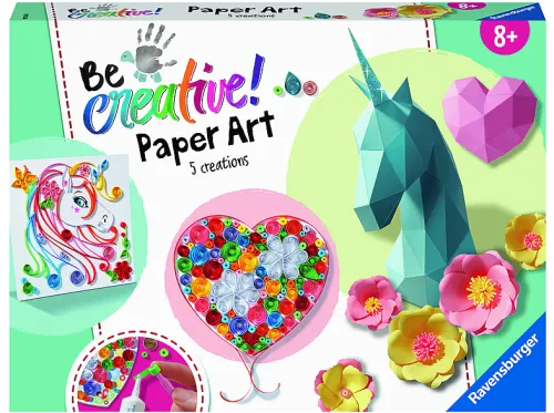 Juego para colorear | RAVENSBURGER Be Creative Arte de Papel, Multicolor