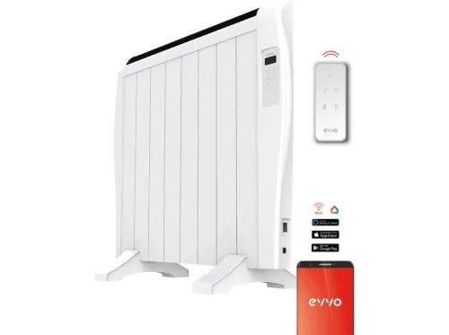 Emisor térmico | EVVO C8, 1200 W, 2 niveles de calor, Blanco