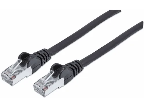 Cable de red | INTELLINET 740753, Cat-7, , Negro