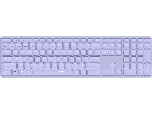 Teclado inalámbrico | RAPOO E9800M, Inalámbrico, Púrpura