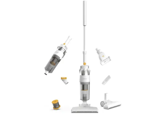 Aspirador Escoba | NEWLUX InfinityPower V900 Petfriend Blanco, 800 W, Depósito 2 l, Blanco