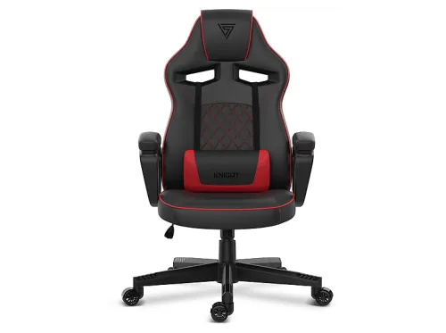 Silla gaming | SENSE7 Knight, hasta 120 kg, Negro, Rojo, Negro, Rojo, Negro, Rojo