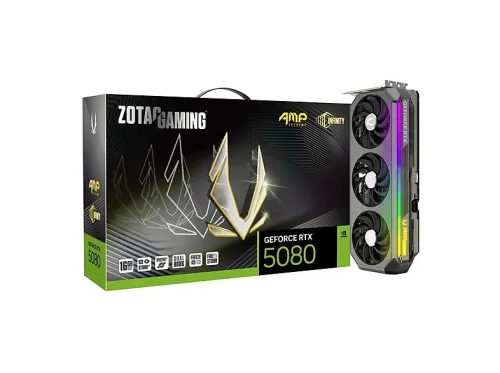 Tarjeta gráfica | ZOTAC RTX 5080 AMP Extreme Infinity, GDDR7, PCI Express x16 5.0