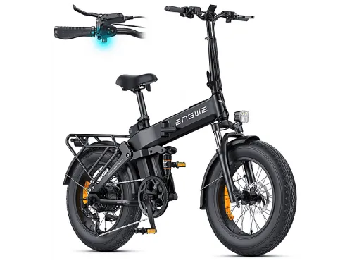 Bicicleta plegable | ENGWE ENGINE PRO 3.0 BOOST, Bicicleta eléctrica, Negro