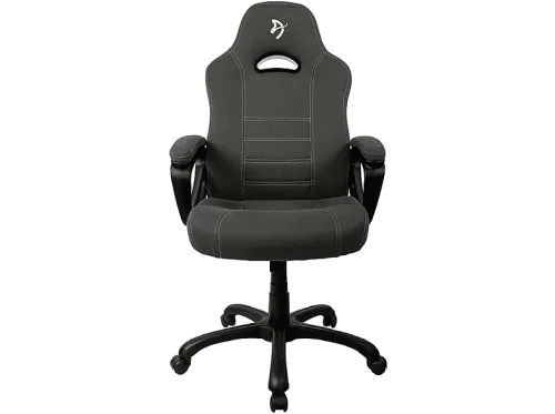 Silla Gaming | AROZZI ENZO-WF-BKGY, reposabrazos 3D (ajustable en altura, anchura y profundidad), hasta 95 kg, Negro