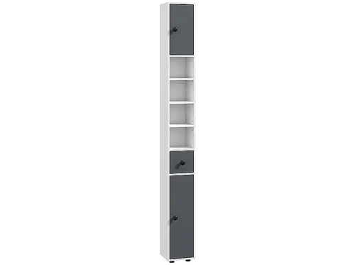 Mueble de baño | KLEANKIN 834-625V80GY, , 20 cm x 180 cm x 20 cm, Gris