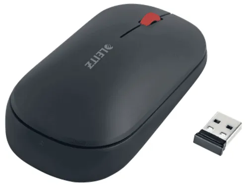Ratón inalámbrico | LEITZ 65310089, RF Wireless + Bluetooth, 4000 ppp, Gris