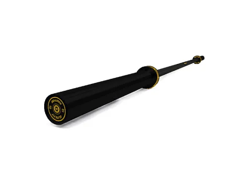 Barra de pesas | BEHUMAX Barra Olímpica Alpha Negra 20 kg, Negro