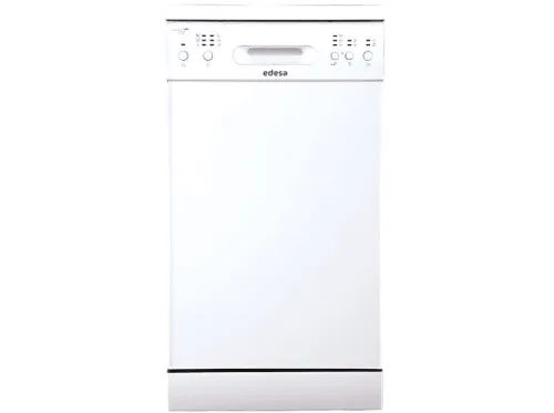 Lavavajillas libre instalación 45 cm | EDESA EDW-4610 WH, 10 servicios, 6 programas, 44,8 cm, Inox