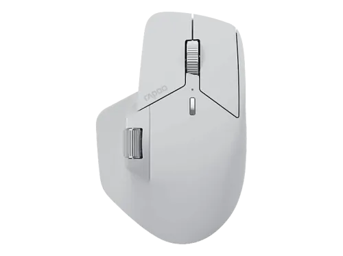 Ratón inalámbrico | RAPOO 12531, RF inalámbrico, Bluetooth, 4000 ppp, Gris blanco