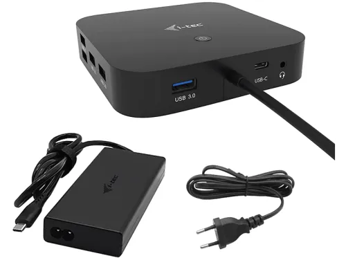 Estación de acoplamiento USB | C31TRI4KDPDPRO100 I-TEC, Negro