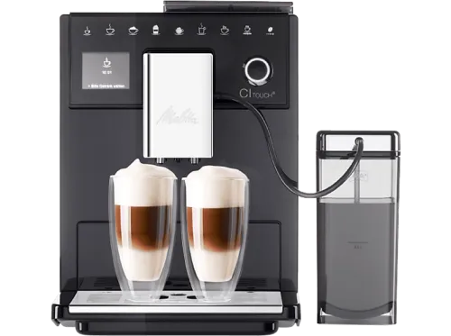 Cafetera automática | MELITTA F630-102, 15 bar, 1400 W, 1 l, Negro