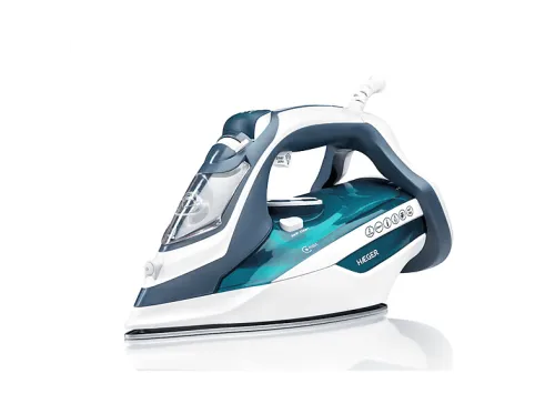 Plancha de vapor | HAEGER ULTRA STEAM, 360 ml, Blanco e Azul