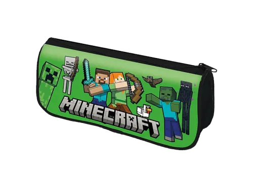Estuche | Sherwood Minecraft - BarrelPencil Case, Cremallera, Licencia oficial