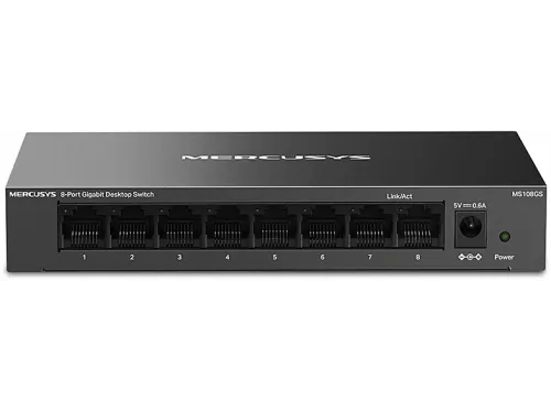 Switch | MS108GS(UN) MERCUSYS, 16 Gbit/s Mbps, 8 puertos Ethernet, Not available