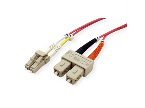 Cable de fibra óptica | EFB ELEKTRONIK LC-SC 50/125µ, Rosa