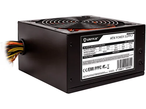 Fuente de alimentación PC | UK210551 UNYKACH, Negro, Rojo