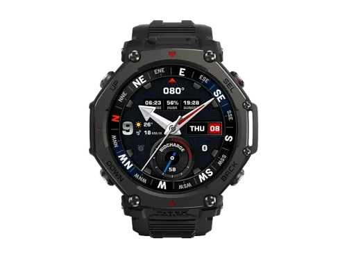 Smartwatch | AMAZFIT T-REX 3 PRO BLACK, 22mm, Polímero, Titanio, Negro
