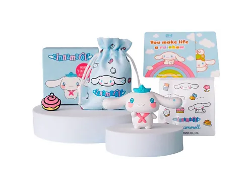 Coleccionable | COMANSI Sanrio Cinnamoroll Figura Coleccionable con Accesorios, Multicolor
