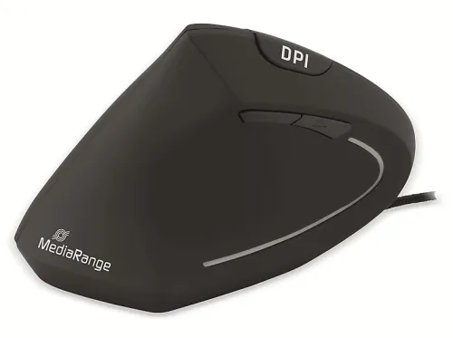 Ratón con cable | MEDIARANGE MROS231, USB Typ-A, 2400 ppp, Negro