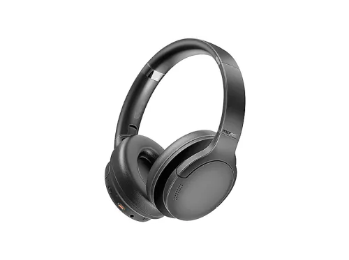 Auriculares inalámbricos | Laboca-Pro Bluetooth 5.3, 26h reproducción, batería recargable 300mAh, Soporte AUX PROMATE, Supraaurales, Bluetooth, Negro