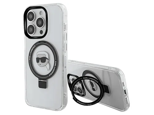 Carcasa para móvil | KARL LAGERFELD KLHMP15LHMRSKHH, Compatible con Apple iPhone 15 Pro, Blanco