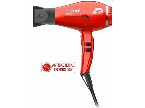 Secador | PARLUX K-1161, 2250 W, 4 niveles temperatura, 2 velocidades, Difusor incluido, Rojo