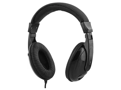 Auriculares de diadema con cable | HL-51 DELTACO, Circumaurales, Negro