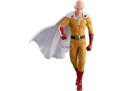 Figura coleccionable | BANPRESTO Figura de Saitama Gandista de One Punch Man, 27 cm, Creme