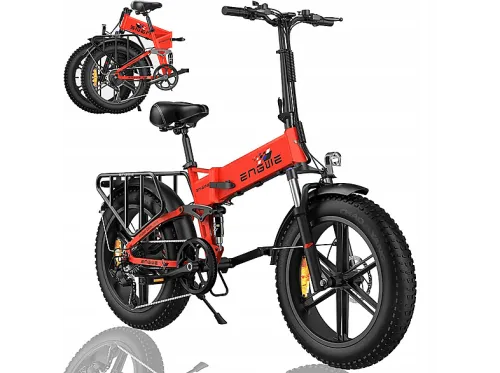 Bicicleta plegable | ENGWE ENGINE X, Bicicleta eléctrica, 250 W, rojo