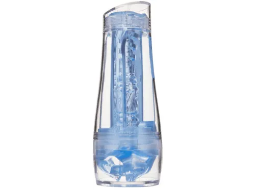 Masturbador | FLESHLIGHT Flight Commander, Silicona, Azul claro, Transparente