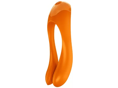 Vibrador | SATISFYER 4143, Silicone, 12 velocidades, Naranja