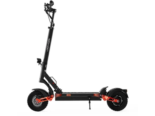 Patinete eléctrico | JOYOR T-PRO, Pot. máx. 1000 W, Carga máx. 120 kg, 1248 Wh, Negro con detalles naranjas