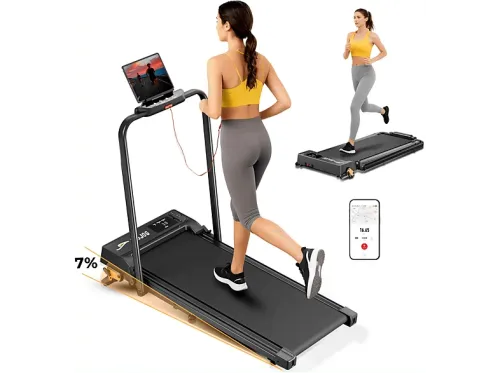 Cinta de correr | ISCOOTER JT52, Negro con detalles naranjas