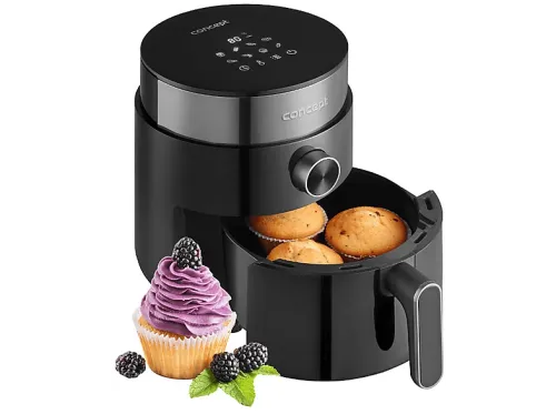Freidora de aire | CONCEPT FR2500, 1200 W, Negro