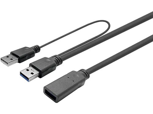 Cable USB | VIVOLINK PROUSB3AAF5C, USB 3.2, USB-A, USB-A, Negro