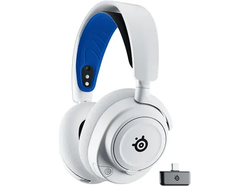 Auriculares gaming | ARCTIS NOVA 7P WHITE STEELSERIES, Circumaurales, Bluetooth, Azul, Blanco