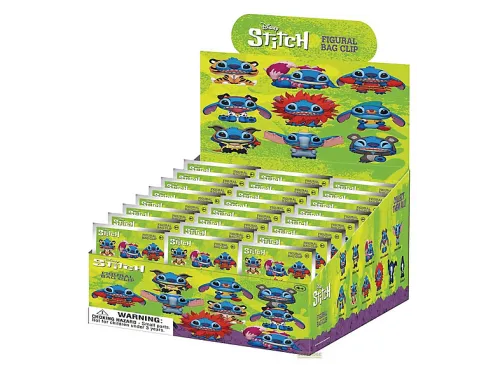 Llavero | MONOGRAM INT. Lilo & Stitch Serie 1 de llaveros de PVC 3D Stitch disfrazado Display (24)