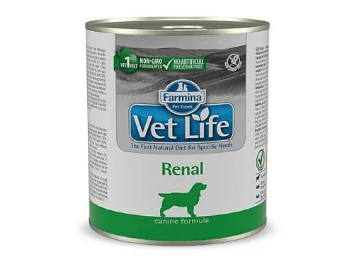 Comida húmeda para perros | FARMINA VET LIFE DIET DOG RENAL 300g, 300 g, para Perro