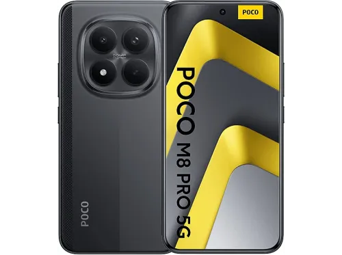 POCO POCO M8 Pro 5G, Negro, Móvil Android, 256 GB, 8 GB RAM, 6,83 " AMOLED, Gorilla Glass Victus 2, 120 Hz, Qualcomm Snapdragon® 7s Gen 4 (4 nm), 6500 mAh