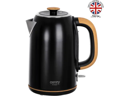 Hervidor de agua | ADLER AD 1342, 2200 W, 1.7 l, Negro