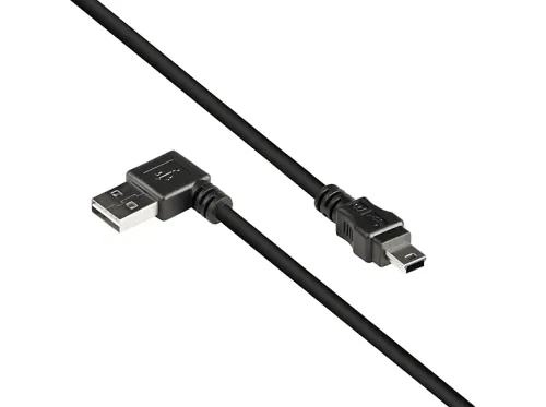 Cable USB | ALCASA 3310-EU02W, USB 2.0, USB-A, miniUSB, Negro